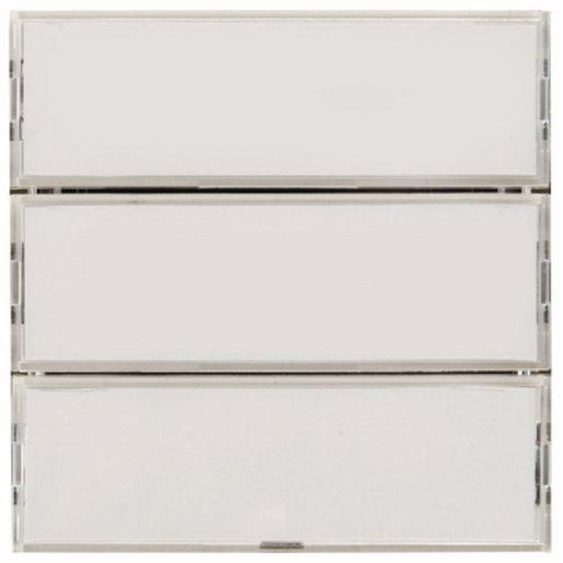 Tastsensor 3-fach Komfort KNX S.1/B.3/B.7 für weiß und polarweiß 