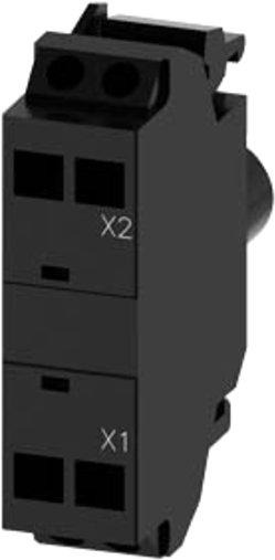 LED-Modul AC/DC 24V ROT Federzuganschluss für Frontplattenbefestigung 