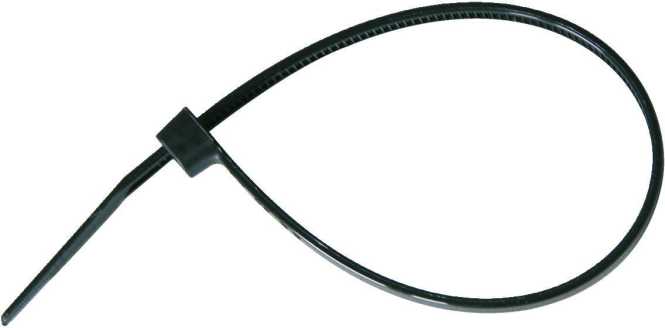 Kabelbinder schwarz UVplus aus Polyamid 150 x 3,3 mm 