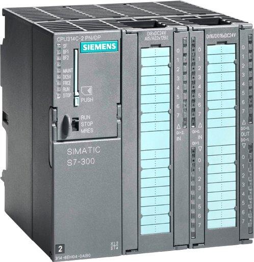 S7-300 CPU 314C-2PN/DP Kompakt-CPU mit 192 KByte 24 DE/16 DA 4AE 2AA 1 