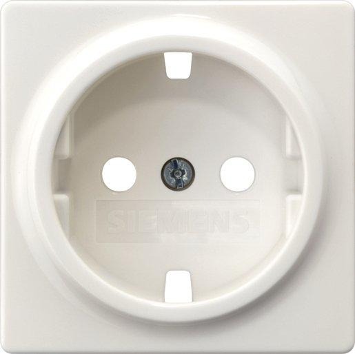 DELTA i-system Steckdosenabdeckung ohne Einsatz titanweiß 