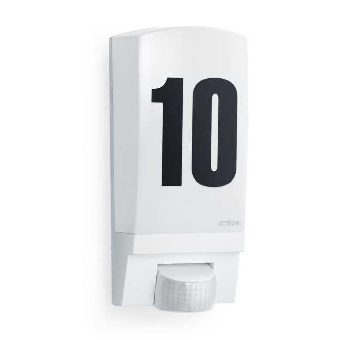 Sensoraußenleuchte 1xE27 60 W IP44 weiss 
