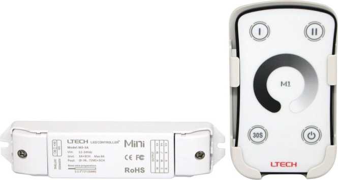 Dimmer Set Mini Single Color M1 + M3 RF 