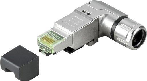 Steckverbinder RJ45 gewinkelt 