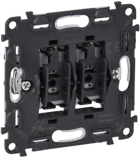 Doppeltaster mit 2 Wechselkontakten Valena 