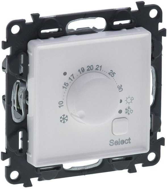 Elektronischer Raumthermostat Valena Life ultraweiß 