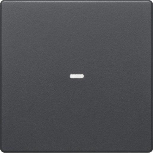 Abdeckung für Tastsensor-Modul 1-fach mit Linse Q.1/Q.3 anthrazit 