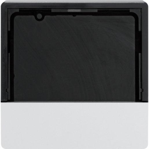 Abdeckung für KNX Temperaturregler/Raumcontroller Q.X polarweiß samt 