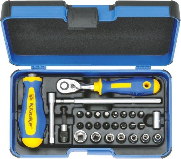Steckschlüssel-Bit-Set 1/4 Zoll 28-teilig 