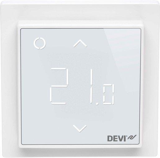 DEVIreg Smart Uhrenthermostat mit APP Steuerung polarweiß 
