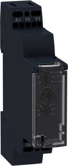 Zeitrelais 9 Funktionen 0,1s-100h Relais 1 W 24VDC/24-240VAC 