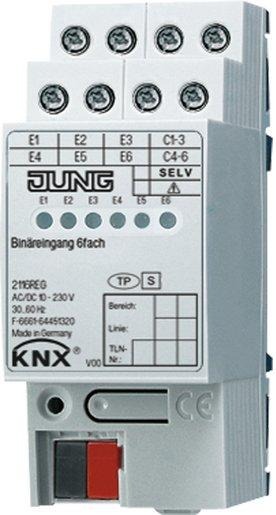 KNX Binäreingang 6-fach 
