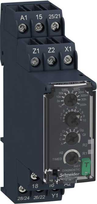 Zeitrelais multifunktional 2W 24 -240 V AC/DC 