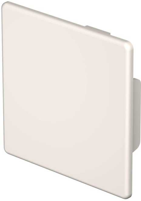 Endstück 60x60mm PVC cremeweiß RAL 9001 