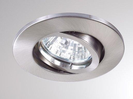 SERIE 332 HV Einbaustrahler rund 1xGU10 max.50W nickel matt 