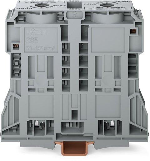 2-Leiter-Durchgangsklemme 50 - 185 mm² grau 