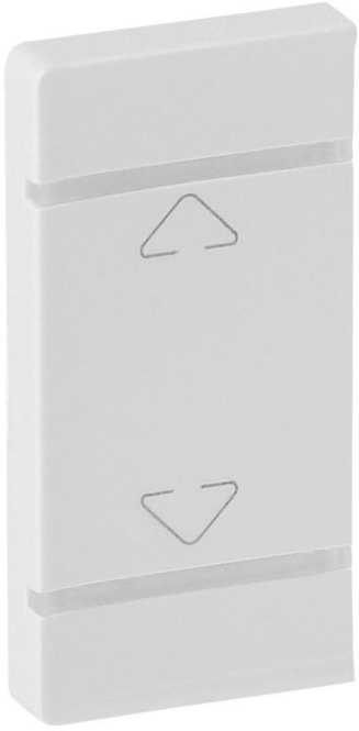 Wippe MyHome 1-modulig mit Symbol Auf-Ab Valena Life Ultraweiß 