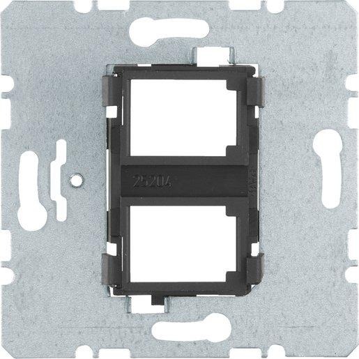 Tragring 2-fach für Modular-Jack 