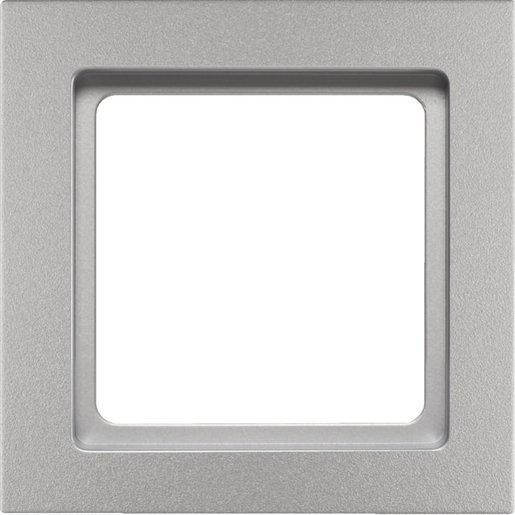 Rahmen 1-fach Q.3 Aluminium matt lackiert 