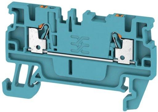 Durchgangsreihenklemme 0,5 - 1,5 mm² blau 