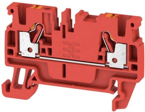 Durchgangsreihenklemme 0,5 - 2,5 mm² rot 