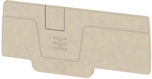 Abschlussplatte 4 rastbar dunkelbeige 