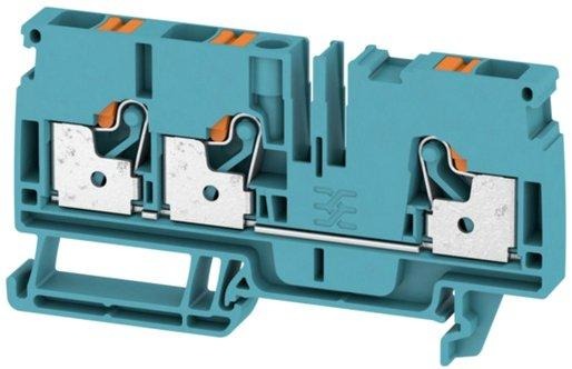 Durchgangsreihenklemme 0,5 - 6 mm² blau 