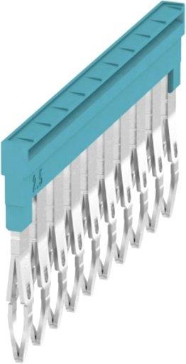 Querverbinder 10-polig Z-Reihe für Klemmen blau 