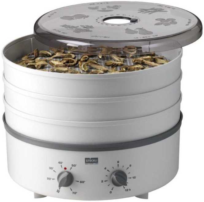 Dörrgerät Dörrex mit Timer und Kunststoffgitter 