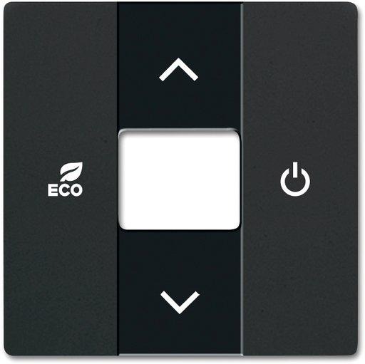 Zentralscheibe schwarz matt ABB-free@home Abdeckungen future linear 