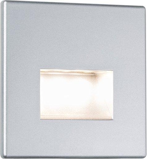 Wandeinbauleuchte Set Edge eckig LED 1x1,1W 230V Chrom matt 
