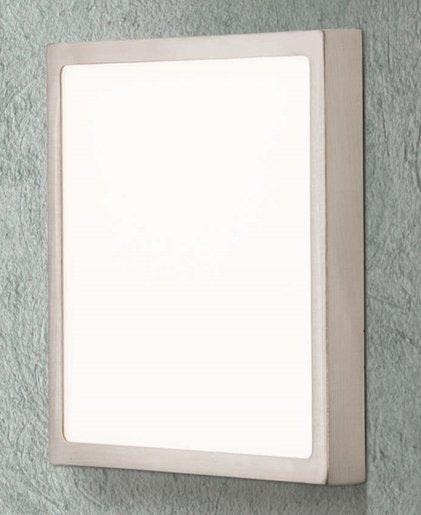 Deckenleuchte titan LED 22W 2100lm 3000K LxB:23x23cm H:2,4cm 