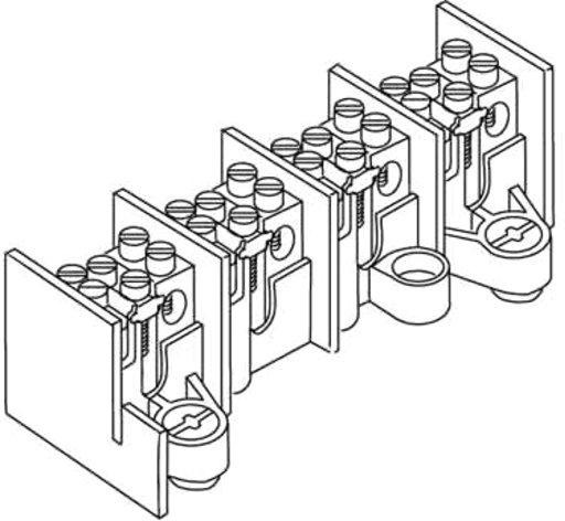Hauptleitungs-Abzweigklemmen 35 mm² 3549/1 1 x 35 2 x 25 mm² 