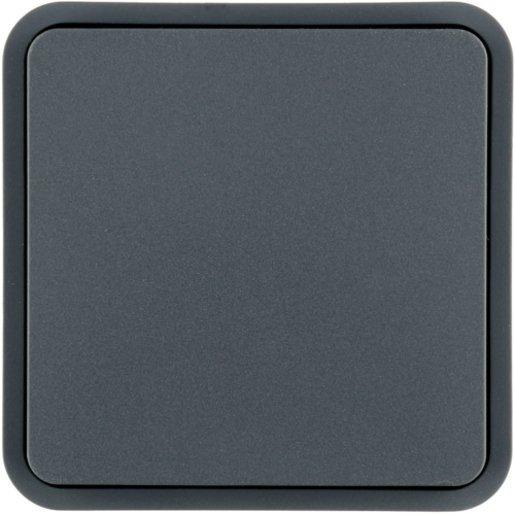 Wippe 1fach für Taster grau 