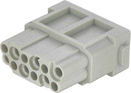 Han-Modular Han DD Modul Crimpanschluss Buchse Kontakte: 12 