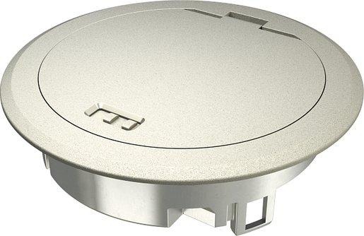 Klappdeckel mit Rastschieber Zn vernickelt 