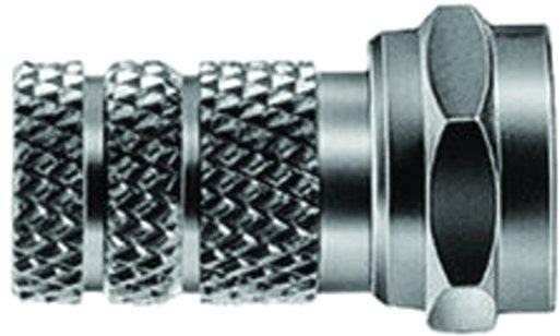 F-Aufdrehstecker 0 - 2400 MHz für Kabel Durchm. ca. 5,2mm 