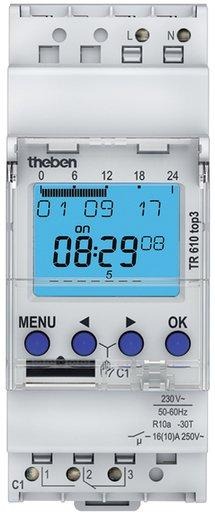 Digitale Zeitschaltuhr TR 610 TOP3 1 Kanal mit Wochenprogramm 