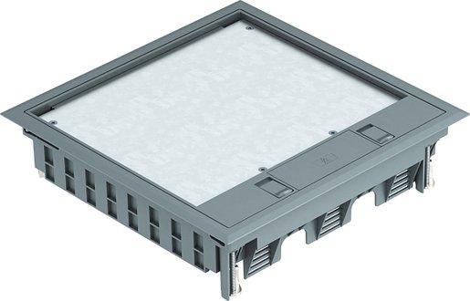 Geräteeinsatz für Universalmontage PC/ABS eisengrau 7011 