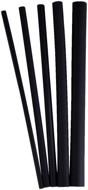 Wärmeschrumpfschlauch 3:1 3,2-1mm 1,2m schwarz 