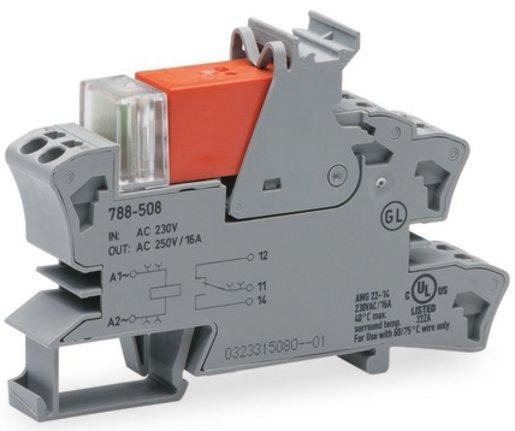 Stecksockel mit Relais und Statusanzeige je 1 Wechsler (1 u) AC 230 V 