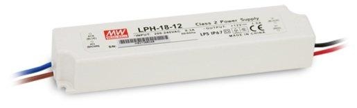 LED Netzteil 18 inkl inkl. Übertemperaturschutz IP67 24 VDC 0,75 A 