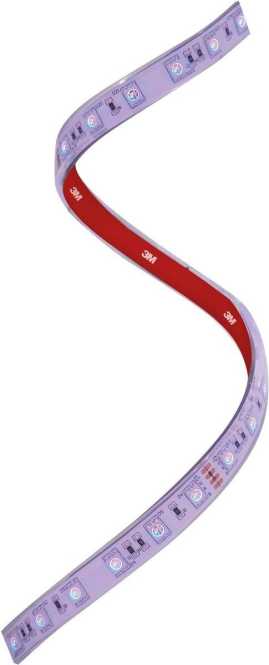 LEDband 24V/DC IP68 7W/m RGB IP68 hitzebeständig bis 80°C 5m Rolle 