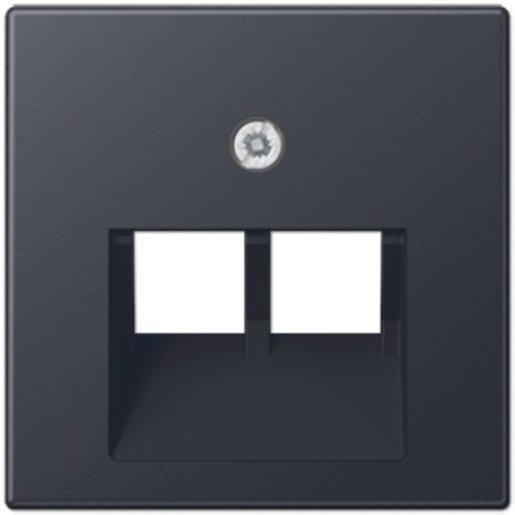 Abdeckung für IAE/UAE-Anschlussdose und Datendose Kat. 5e und Kat. 6 2x8-polig 