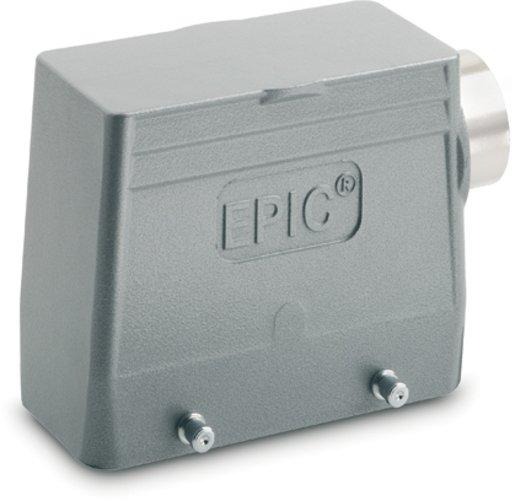 H-B 10 TSH M32 Tüllengehäuse IP65 seitlich grau Aluminium 