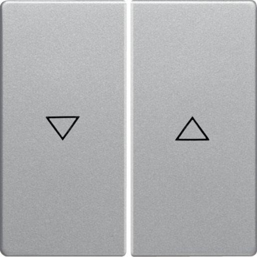 Wippen m Aufdruck Symbol Pfeil Q.1/3 alu 