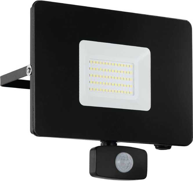 LED-Strahler mit Sensor 50W IP44 5000K 4800lm schwarz FAEDO 3 