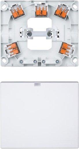 Herd- und Geräteanschlussdose UP 2 Ausgänge mit Steckklemmen Unterputzmontage 