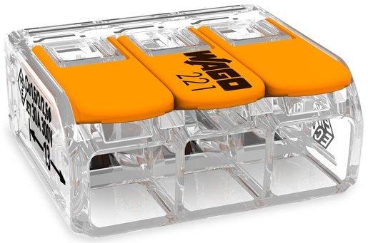 COMPACT 3-Leiterklemme 3fach x 0,5-6mm² 