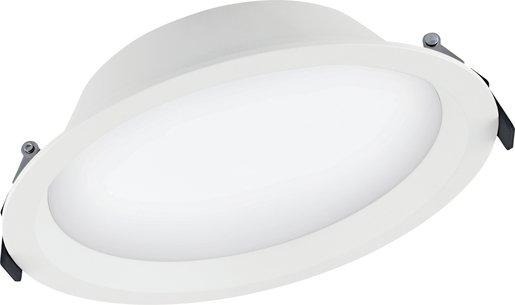 Einbaudownlight LED ALU 200 35W 4000K 3200lm IP44 weiß 